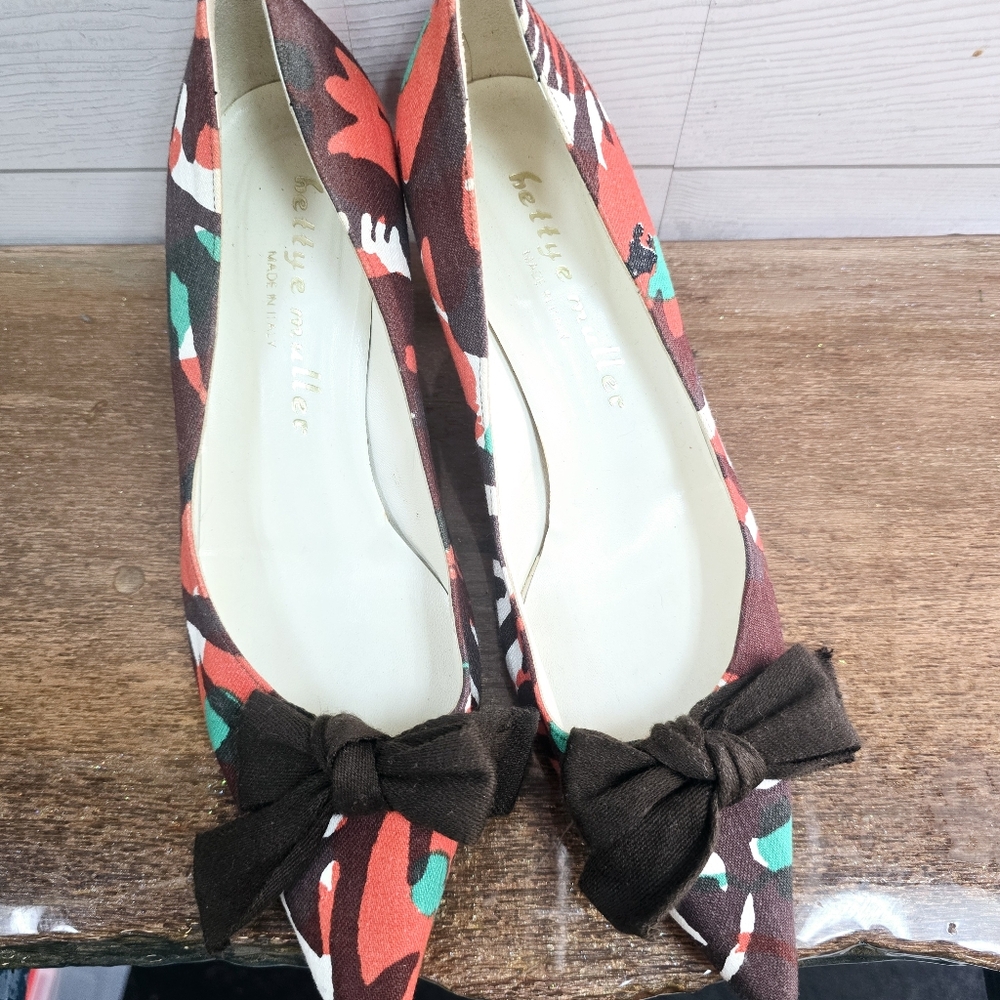 Bettye Muller Heels‎ with Bow - Picture 3 of 10